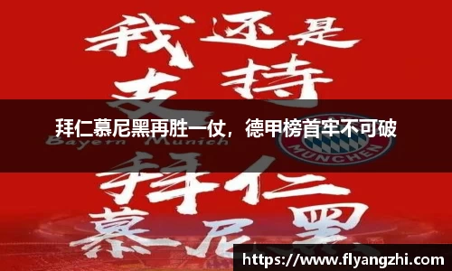 拜仁慕尼黑再胜一仗，德甲榜首牢不可破