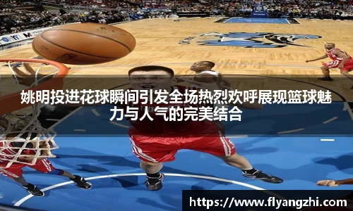 姚明投进花球瞬间引发全场热烈欢呼展现篮球魅力与人气的完美结合